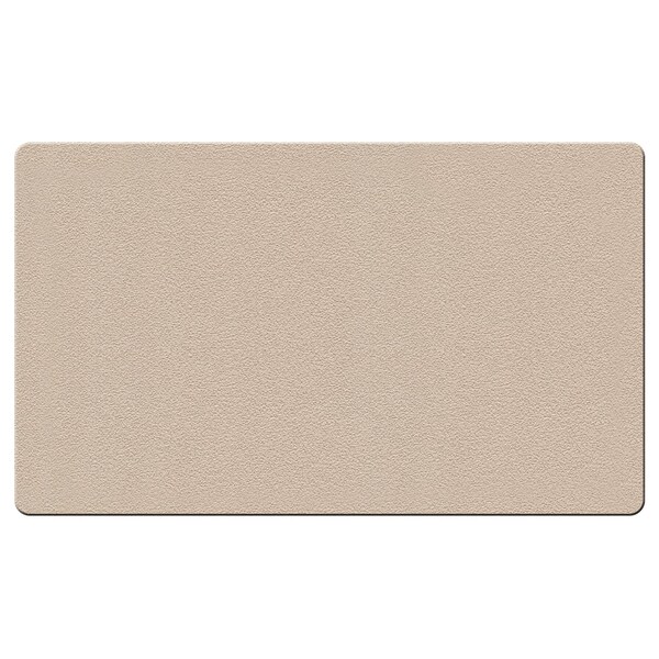 Fabric Bulletin Board 12"x48", Beige