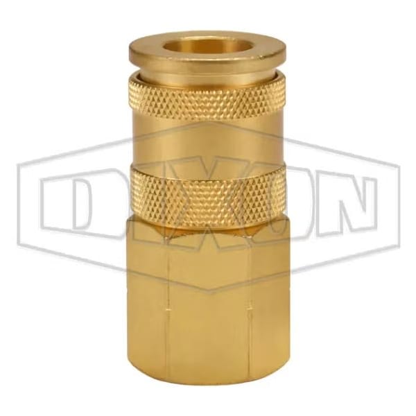 CJ Series High Flow Female Quick Disconnect Pneumatic Coupler, 1/2-14 Nominal, Quick Disconnect Coup