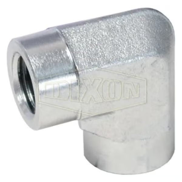 Hydraulic Pipe Elbow, 1-11-1/2 Nominal, Female NPTF, Carbon Steel, Domestic