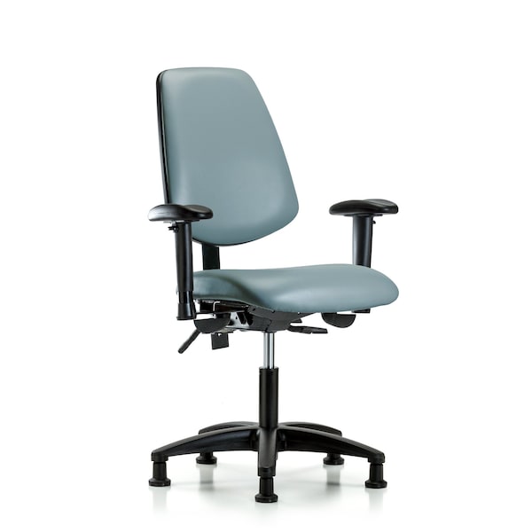 Vinyl Chair, Vinyl, Adjustable Arms