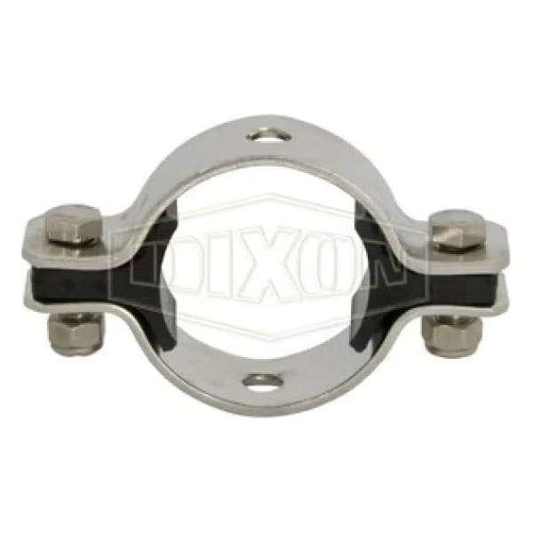 Round Tube Hanger with Nitrile Insert, 1 in Nominal, 304 SS, Domestic