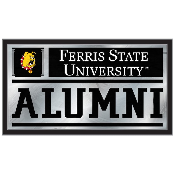 Ferris State University 26" x 15" Alumni Mirror