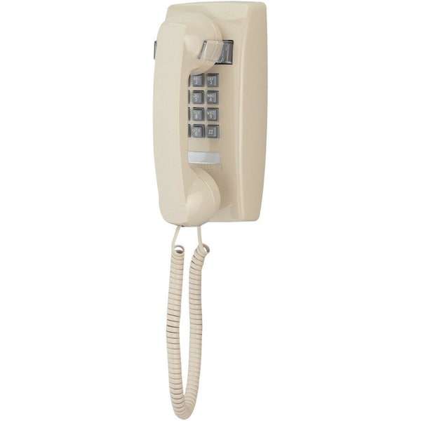 Cortelco 255444VBA20MD Standard Phone - Ash - 1 x Phone Line - Hearing Aid Compatible