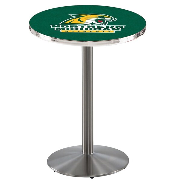 42" Stainless Steel Northern Michigan Pub Table, 36" dia. Top
