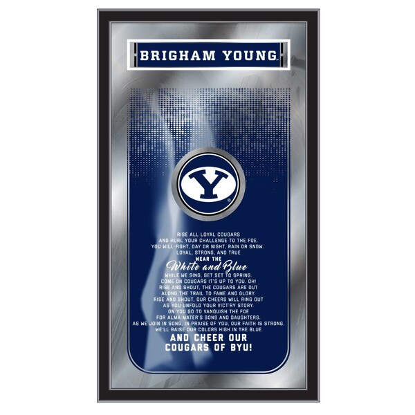 Brigham Young 26" x 15" Fight Song Mirror