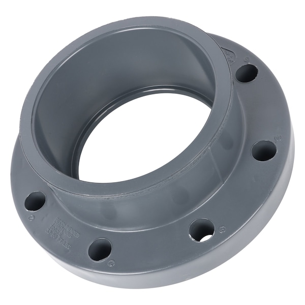 PVC Flange, Socket, 6 in Pipe Size