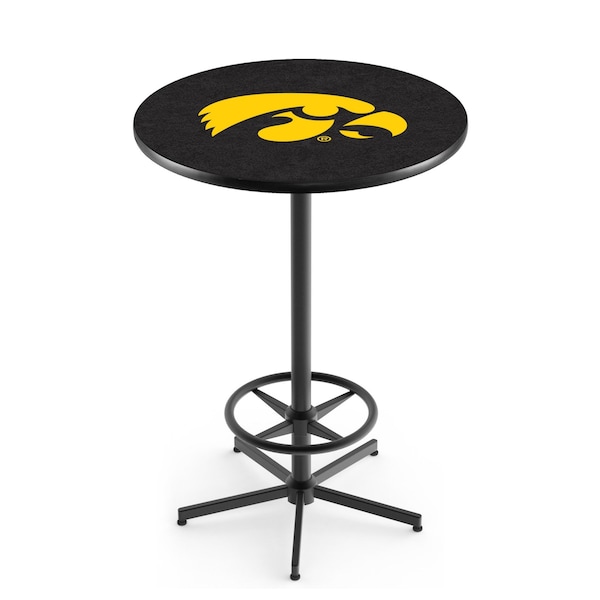42" Black Iowa Pub Table