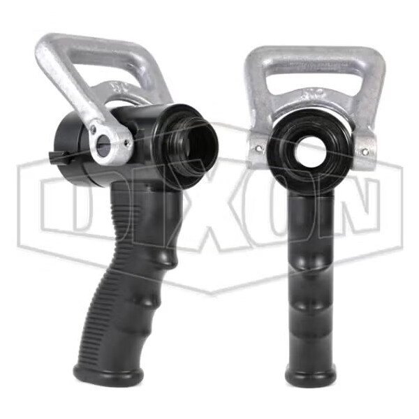 Forestry Grade Ball Shut-Off Nozzle with Pistol Grip, 1 in Inlet, Anodized Aluminum Body