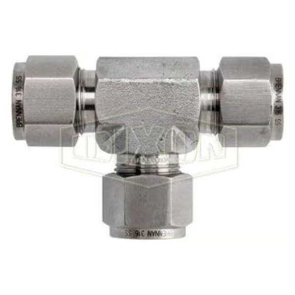 The Right Connection Instrumentation Union Tee, 1 in, Tube, 316 SS, Domestic