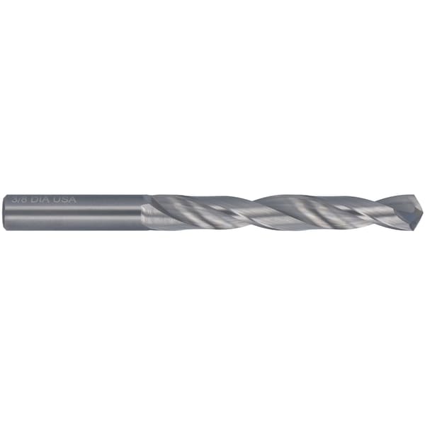 118 Degree Solid Carbide Jobber Length Drill Cleveland 1727 Bright Carbide RHS/RHC 5/16