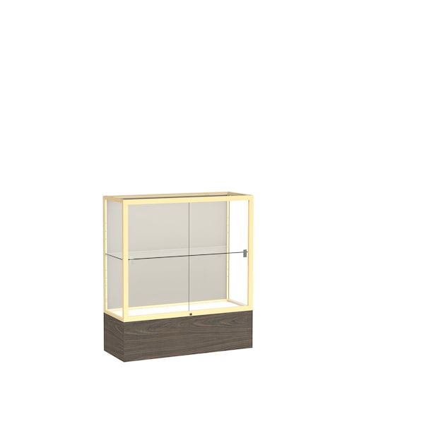 Counter Display Case 36x40x14, White, Champange
