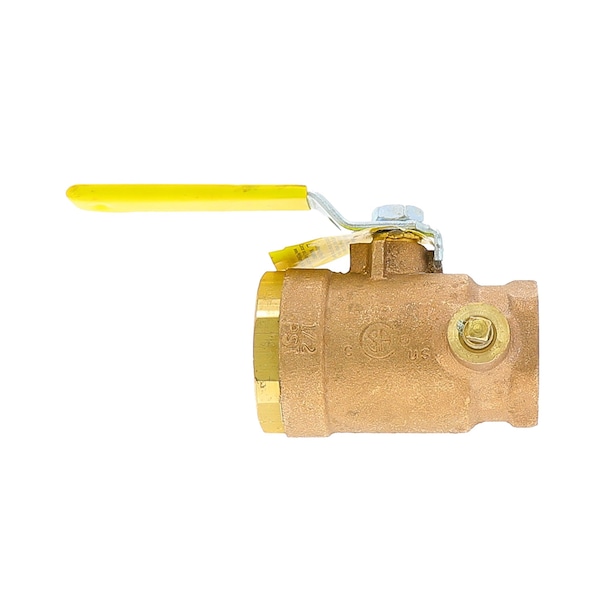 Gas Ball Vale 1.25" With Dual Tap