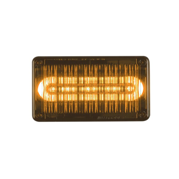 LED Prizmii, Colored Lens, Amber, 4"X6"