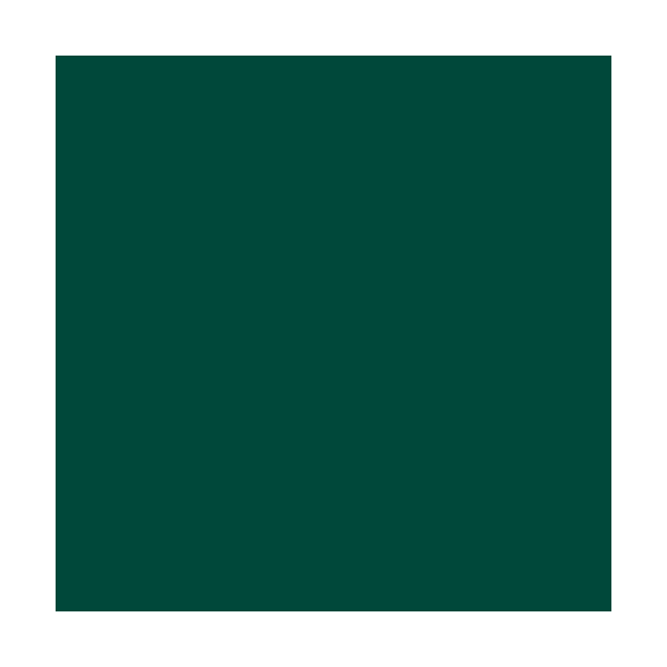 Square Picnic Table, Green, In Ground Mount, 46 in