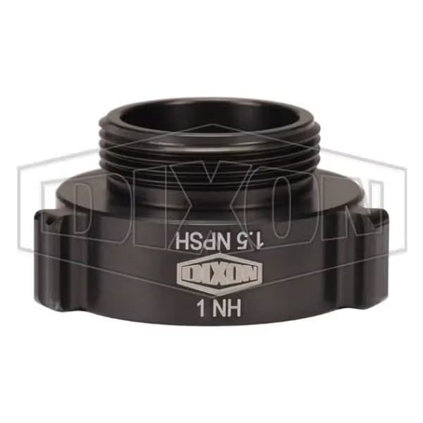 Style N37 Rocker Lug Hydrant Adapter, Female NST NH x MNPSH Connection, Aluminum, Hardcoat Anodize