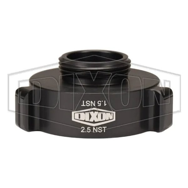 The Right Connection Reducer Rocker Lug Hydrant Adapter, 2-1/2 x 1-1/2 in, FNST x MNST, Aluminum, Do