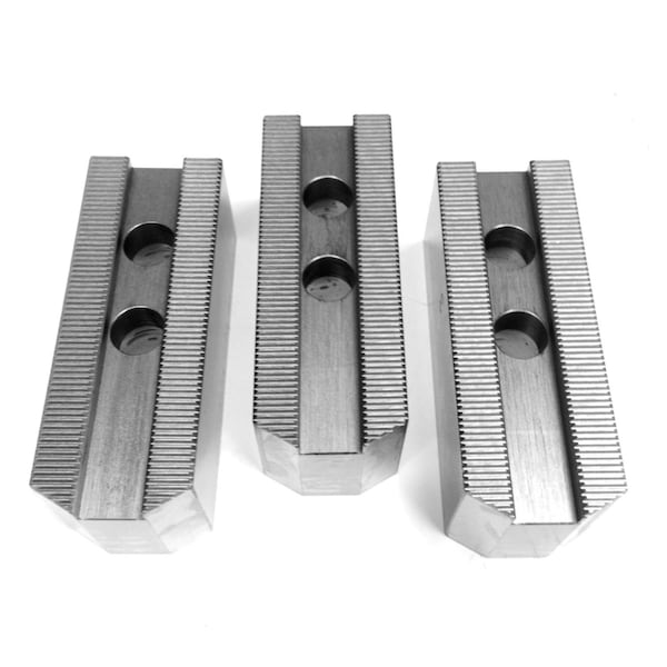Taiki 8" 1.5mm X 60 Degree 3 Piece Steel Soft Jaw Set