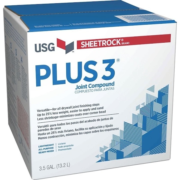 USG 383640064 Joint Compound, 3.5 gal Carton