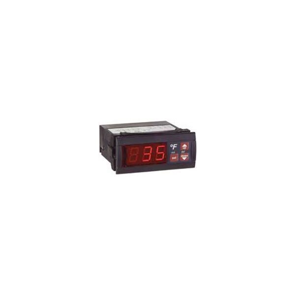 Digital temperature switch, 110 V, 16 A, Degrees C display.