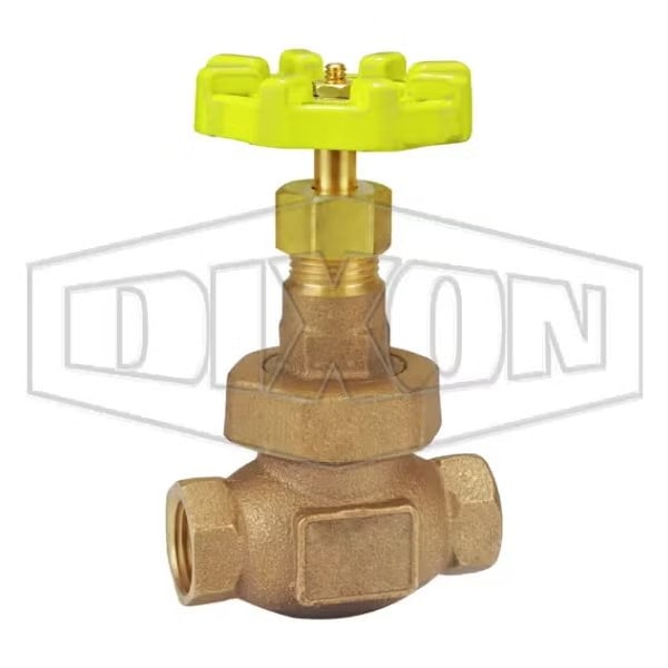 Gate Valve, 1/2 in, FNPT, Class 150, Bronze Body, Malleable Iron Hand wheel Actuator