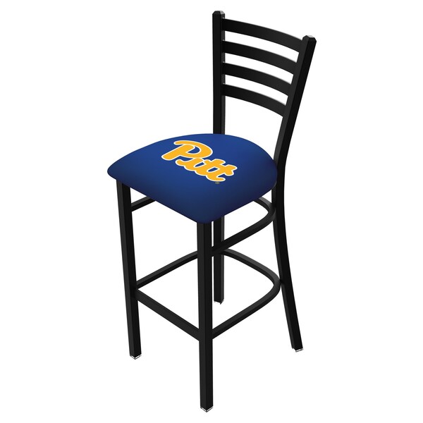 25" Chrome Penn State Swivel Bar Stool, Accent Ring