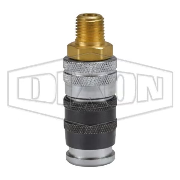 Parker by  E-Z-mate Industrial Quick Disconnect Coupler, 1/4-18 Nominal, Quick Disconnect Coupler x