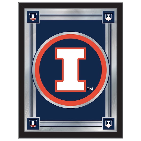 Illinois 17" x 22" Logo Mirror