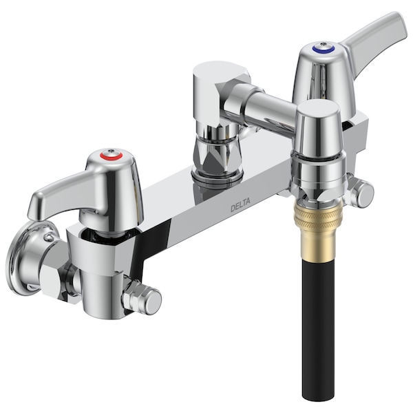 Commercial 28C8: Two Handle 8 In Wallmount Service Sink Faucet