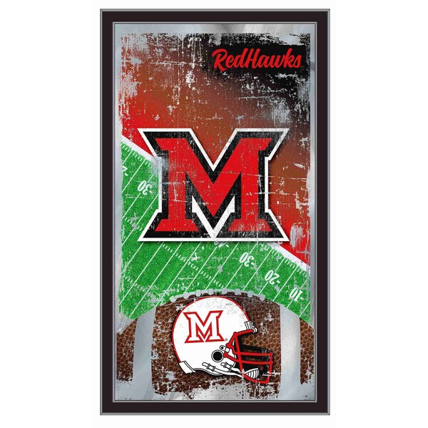 Miami (OH) 15" x 26" Football Mirror