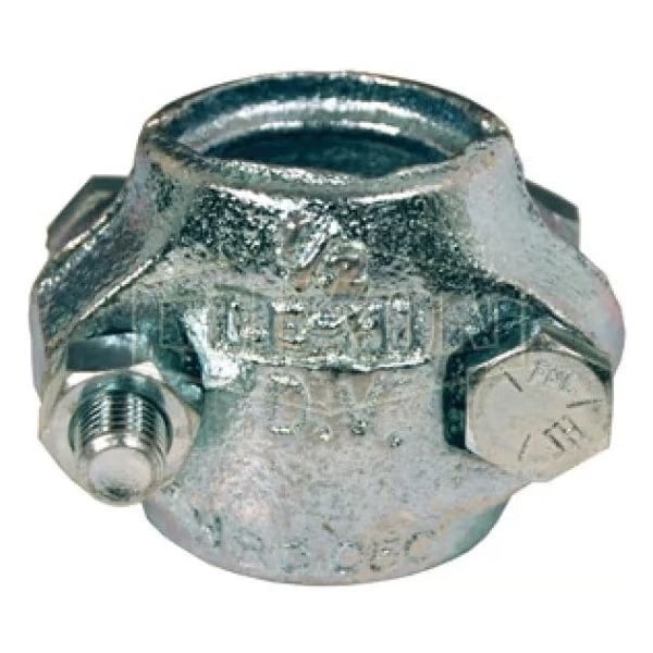 Hydraulic Hose Clamp, 2-10/64 to 2-18/64 in Nominal, Iron Band, Domestic