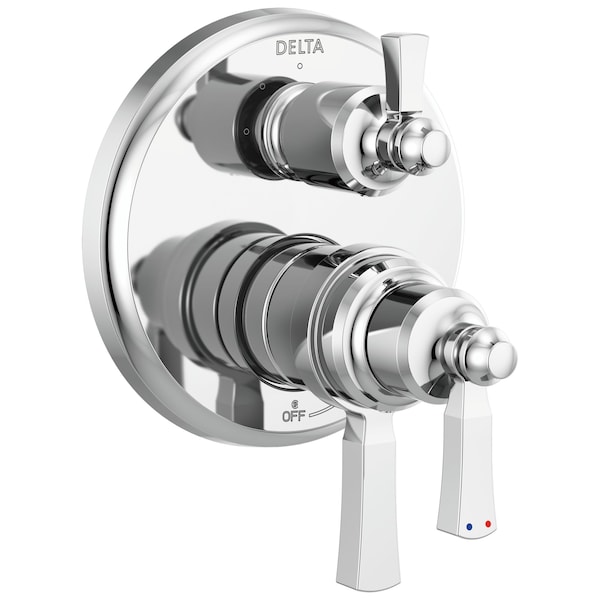 2-Handle Monitor 17T Series Valve Trim With 6 Setting Diverter