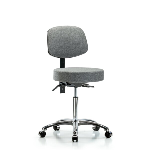 Ben Stool, Med, Fab, Bk Cast, Gry