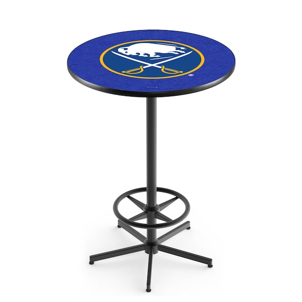 42" Black Buffalo Sabres Pub Table