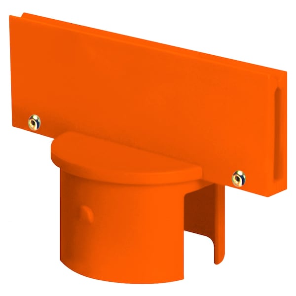 2.5" Safety Orange Sign Adapter (6-Pack)