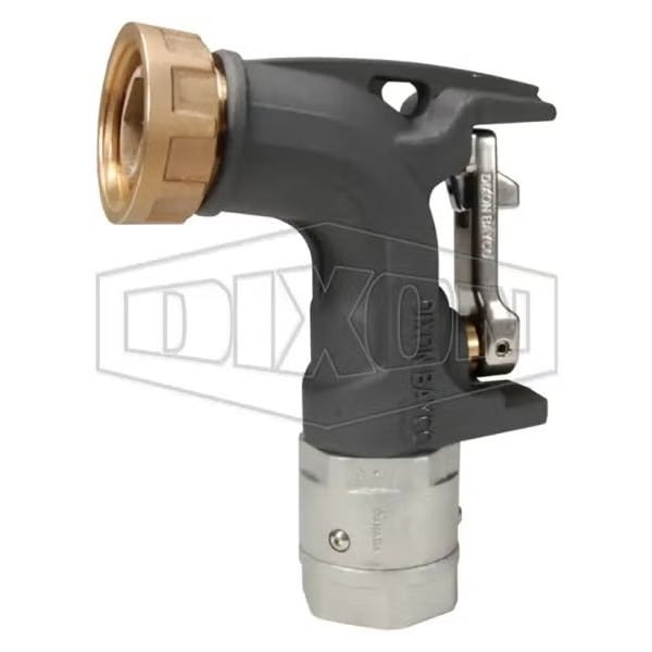 Ball Nozzle, 1-1/4 in FNPT Swivel x Quick Fill Nut, Aluminum, Domestic