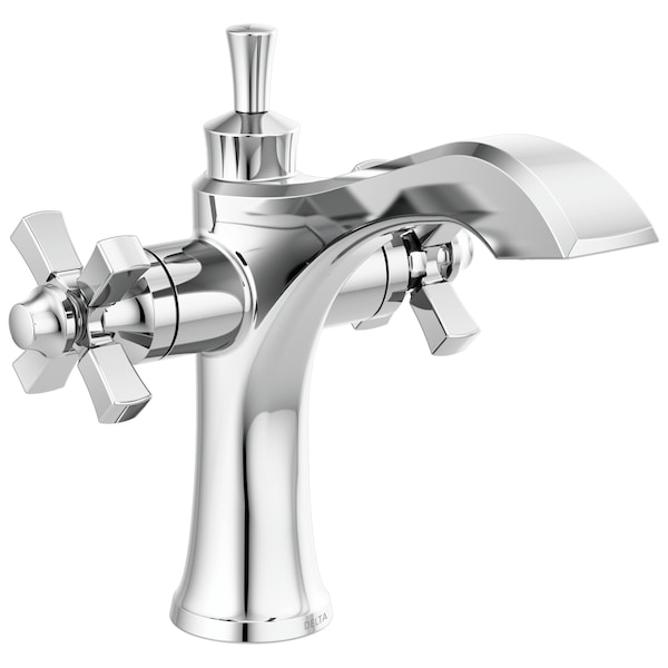 Dorval Two Handle Single Hole Monoblock Bathroom Faucet