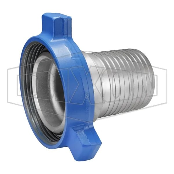 FIG 206 1 pc Male Frac Fitting with Nut and O-Ring, 6 in Nominal, Iron/Steel/Forged Steel Nut, Domes