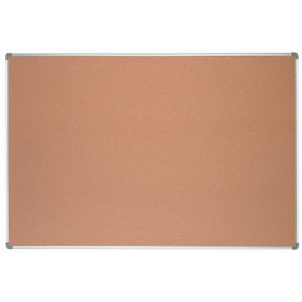 Natural Cork Bulletin Board w/ Euroframe Design 48"x72"