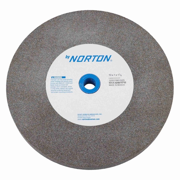 Grinding Wheel, T1, 10x1x1-1/4, AO, 60 G