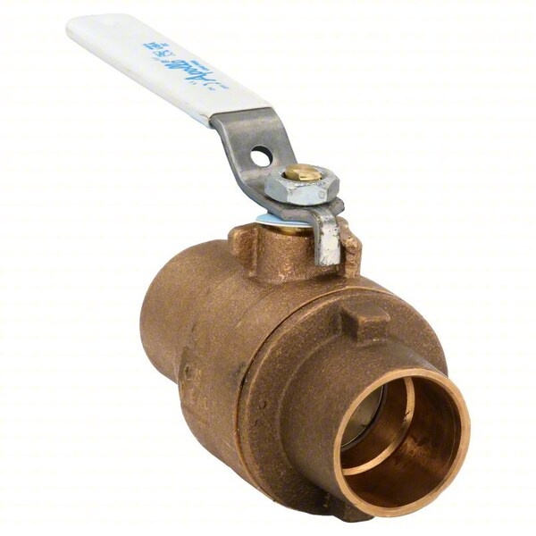 1-1/4" Sweat Bronze Ball Valve 2-Way