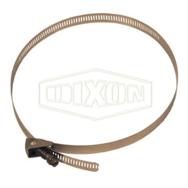 Quick-Release Worm Gear Clamp, 1-7/8 to 20 in Clamp, SS Band, 410 SS Bolt, Plain, Import
