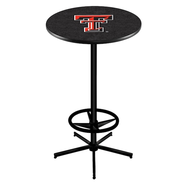 42" Black Texas Tech Pub Table