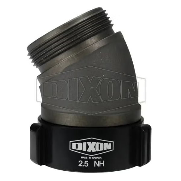 The Right Connection Angle And Suction Elbow, 2-1/2 in, MNST x FNST, Aluminum, Domestic