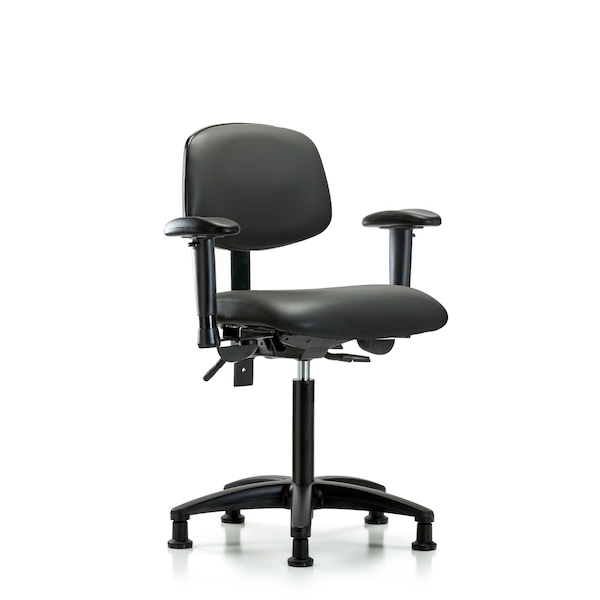 Vinyl Chair, Vinyl, Adjustable Arms