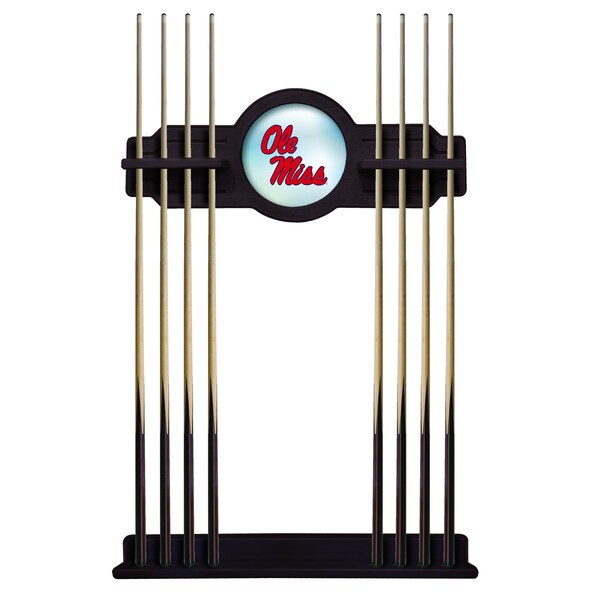 Ole' Miss Cue Rack in English Tudor Finish
