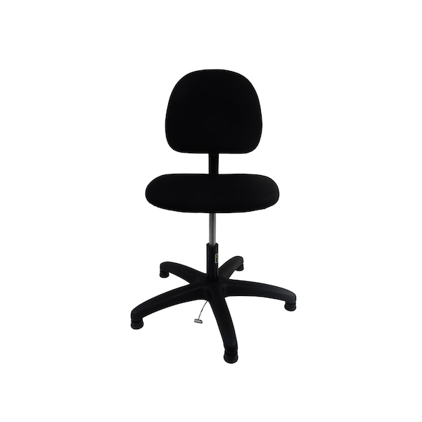 Desk Chair ESD Chair, 16" to 21" Height, Fabric, Blue