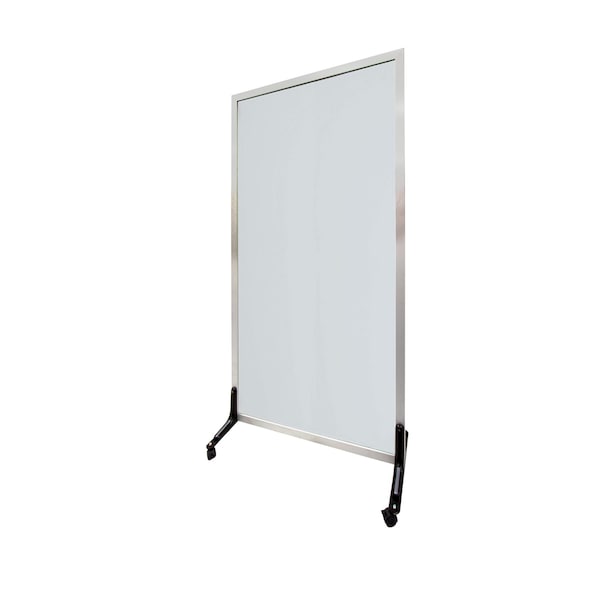 Freestanding Full Glass Markerboard 72"x48"