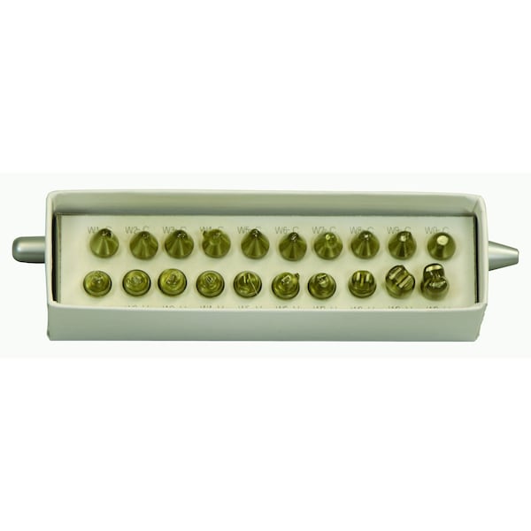 Tip Thread Set, W1-W10 10 pcs. 126-810