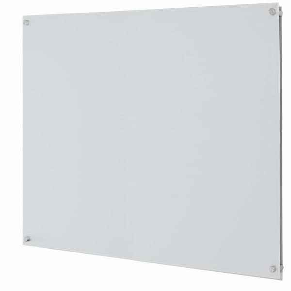 ClearVision Elegant Stand-Off Mounting Glass Markerboards 6mm Non-Mag 48"x48"