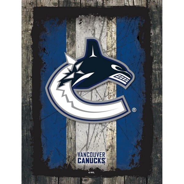 Vancouver Canucks 24" x 32" Canvas Wall Art